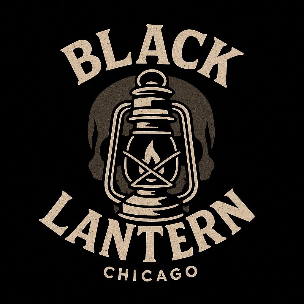 Black Lantern Chicago logo